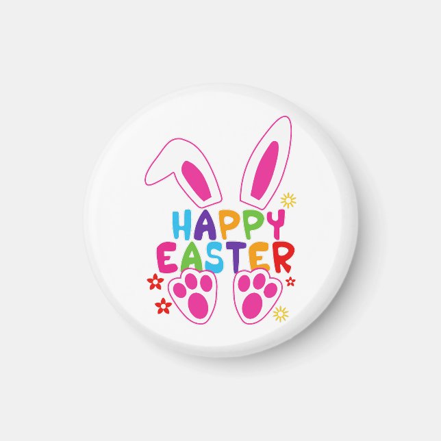 glad påsk magnet (Framsidan)