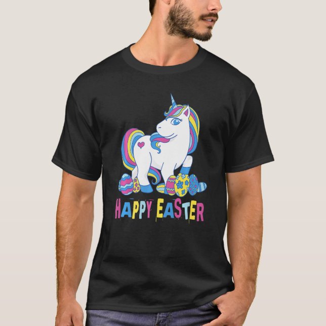 Glad påsk-majs med Påskägg T Shirt (Framsida)