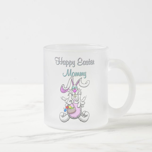 Glad påsk Mamma Frostat Glas Mugg (Höger)