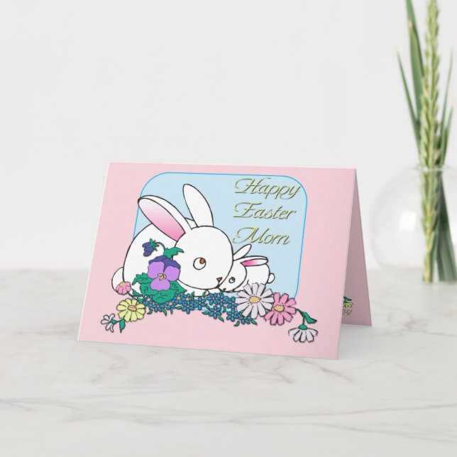 Glad påsk Mamma Helgkort (Framsida)