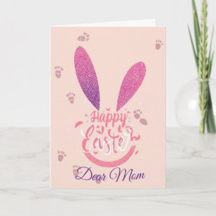 Glad påsk mamma, Personlig påsk funnyBunny Helgkort