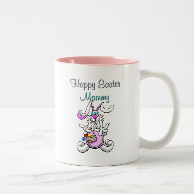 Glad påsk Mamma två Tone Mugg (Höger)