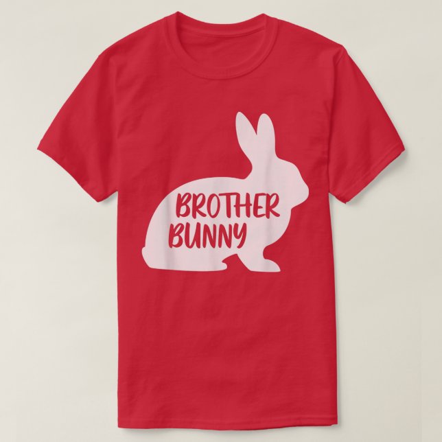 Glad påsk Matching Bunny Family Crew Brother Bu T Shirt (Design framsida)