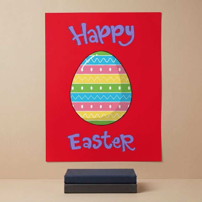 Glad Påsk Med Ägg Poster (Skapare uppladdad)