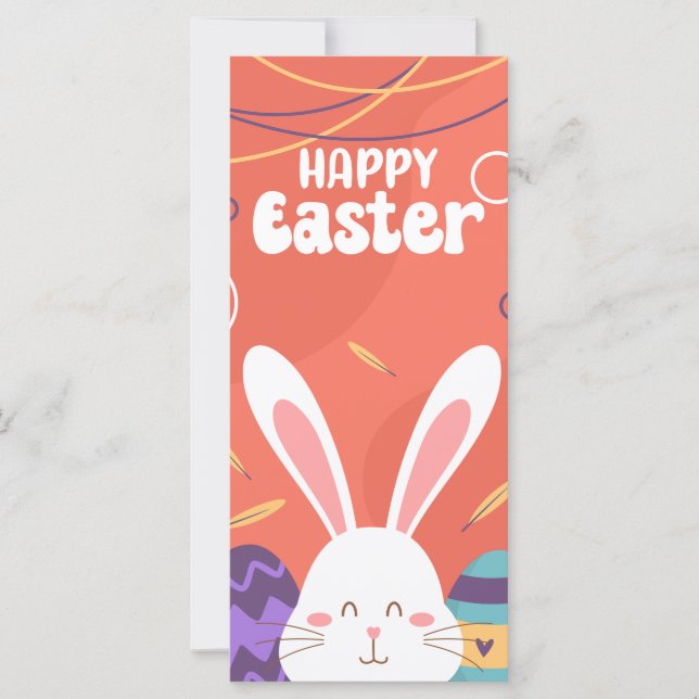 Glad påsk Money Holder Gift Card Chocolate Egg (Framsida)