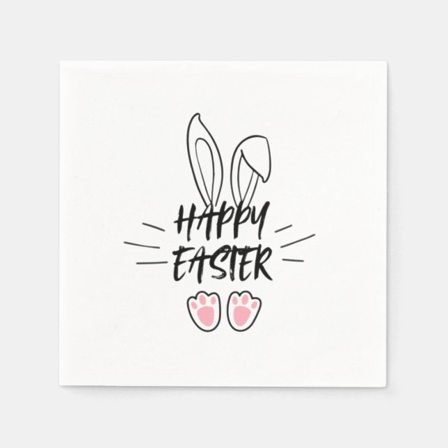 Glad påsk mönster pappersservett (Framsidan)