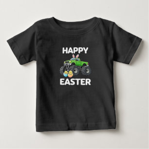 Glad påsk Monster Truck Barn Semester T Shirt