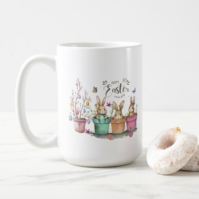 Glad påsk-mugg kaffemugg (Med munk)