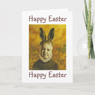 Glad påsk Mutant Bunny Card Helgkort