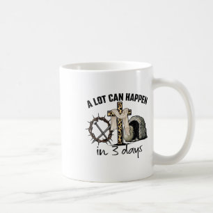 Glad Påsk Mycket Kan Hända På 3 Dagar Religiös Kaffemugg