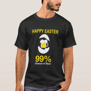 glad påsk öl i äggäggens hunt-drunkningsöl t shirt