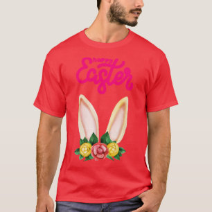 Glad påsk öron t shirt