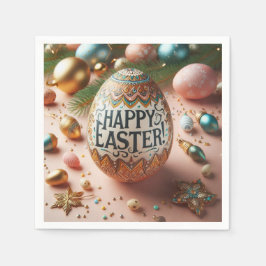 Glad påsk pappersservett
