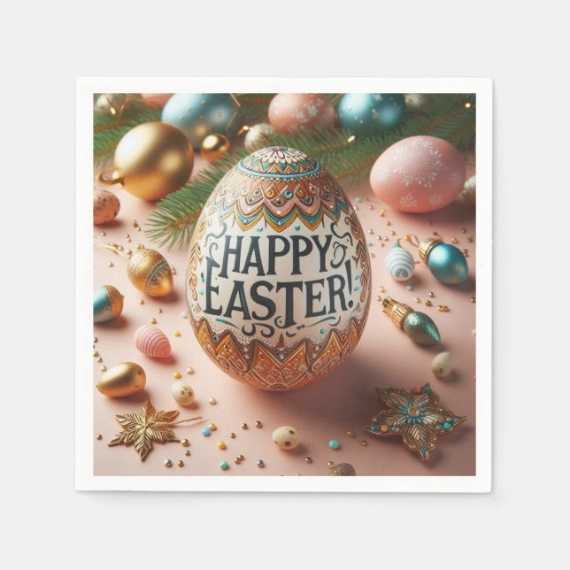 Glad påsk pappersservett (Framsidan)