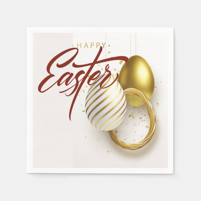 Glad påsk pappersservett (Framsidan)