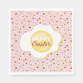 Glad påsk. pappersservett