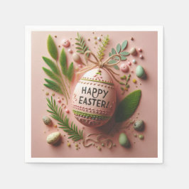 Glad påsk pappersservett
