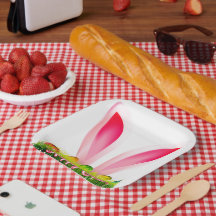 Glad påsk Pappra Tallrikar