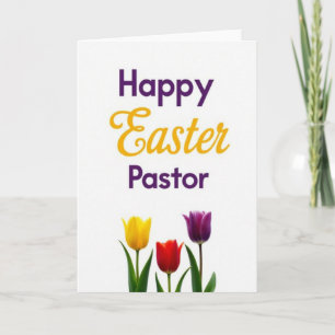 Glad påsk pastor kort