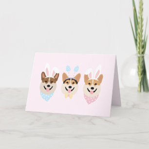 Glad påsk Pembroke Welsh Corgi Hundar Helgkort