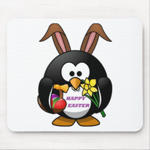 "GLAD PÅSK" PENGUIN BUNNY MUSMATTA