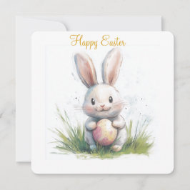 Glad påsk platta helgdag-kort julkort