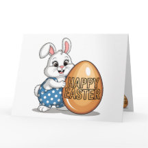 Glad påsk Polka Dot Bunny