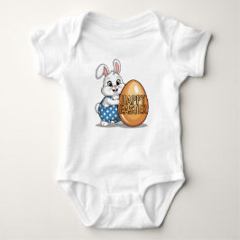 Glad påsk Polka Dot Bunny T Shirt