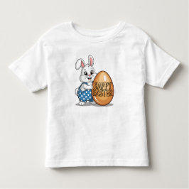 Glad påsk Polka Dot Bunny T Shirt