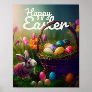 Glad påsk Poster