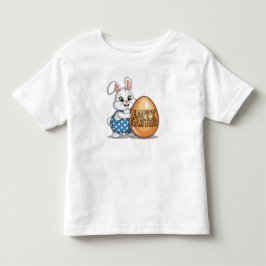 Glad Påsk Prickig Kanin T Shirt