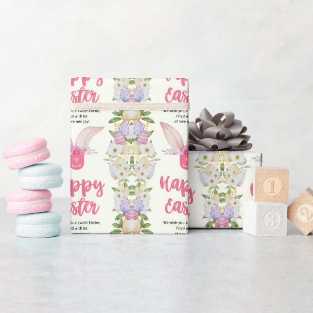 Glad påsk Rabbit Presentpapper (Baby Shower)