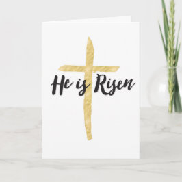 Glad påsk, Religiösa - han är Risen Helgkort