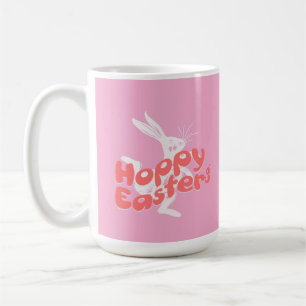 Glad Påsk Retro Rosa Orange Kaffemugg