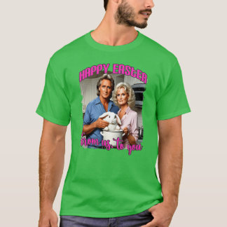 Glad påsk rolig fatal attraktion 80-tal retro pres t shirt