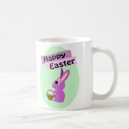 Glad påsk! Rosa Bunny Kaffemugg