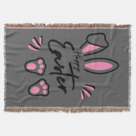 Glad påsk (Rosa) Filt