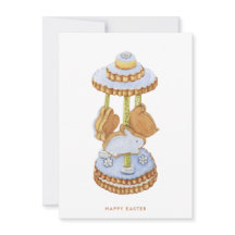 Glad påsk Shortbröd Cookie Carousel