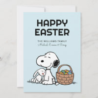 Glad påsk | Snoopy & påskharen