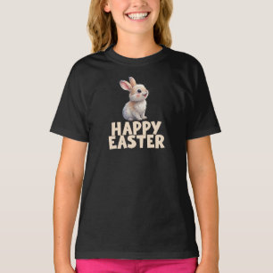 Glad påsk, söt kanin t shirt