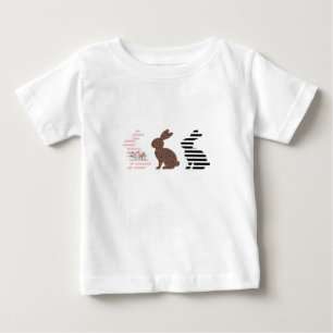Glad påsk Söt påsk Leopard Kanin T Shirt