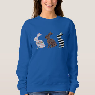 Glad påsk Söt påsk Leopard Kanin T Shirt