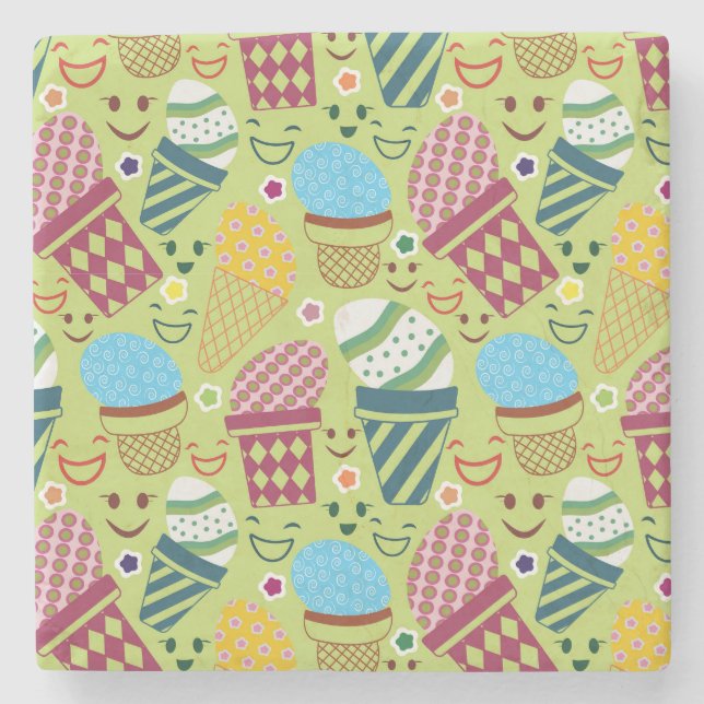 Glad påsk stenunderlägg (Framsidan)