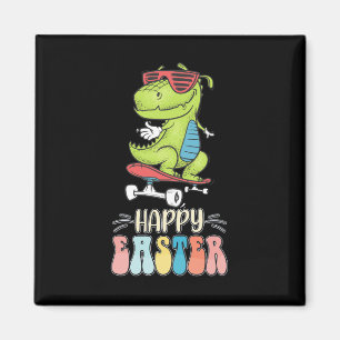 Glad påsk T Rex dinosaur kanin kanin ägg Magnet