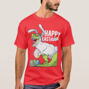 Glad påsk T Rex Dinosaur Påskhare Ägg Kos Shirt