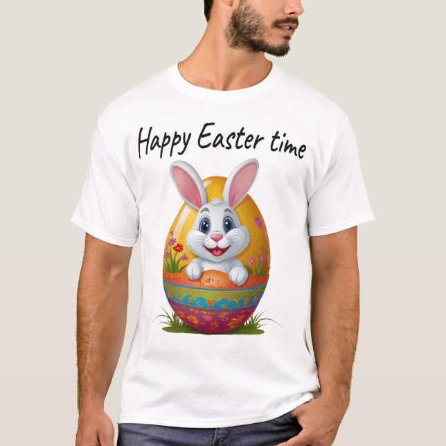 glad påsk t shirt (Framsida)