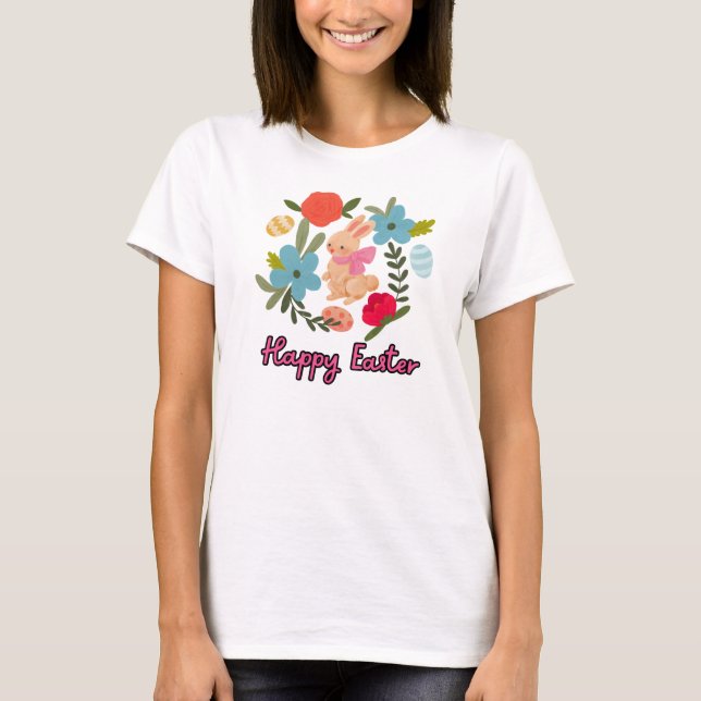 glad påsk t shirt (Framsida)