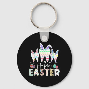 Glad Påsk Tänder Tand Kanin Öron Tandläkare Tandlä Nyckelring