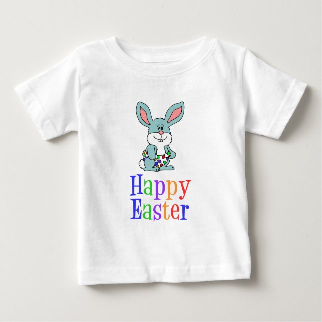 Glad påsk Tecknad Bunny Tee (Framsida)