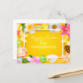 Glad påsk till min mordotter vykort